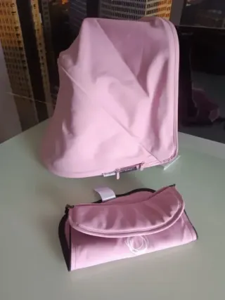 CAPOTA EXTENSIBLE Y CUBRE ROSA SOFT PINK BUGABOO