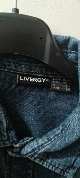 Camisa vaquera LIVERGY hombre Talla M/L