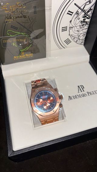 Audemars Piguet Oro Rosa Cara Azul