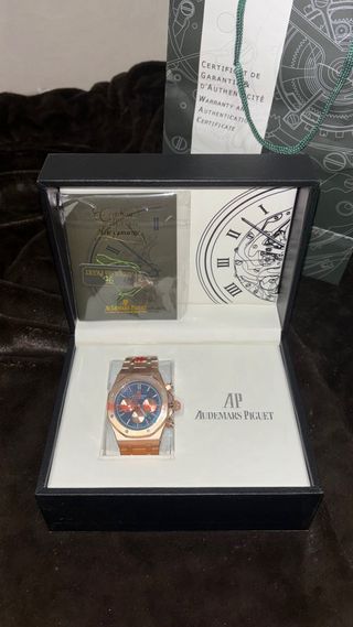 Audemars Piguet Oro Rosa Cara Azul