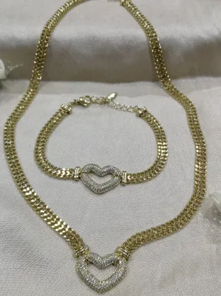 Conjunto oro 14k laminado