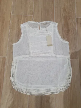 Blusa Sfera Blanca Talla M