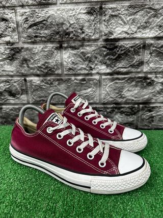 Converse All Star Rosse Bordeaux Tg 38