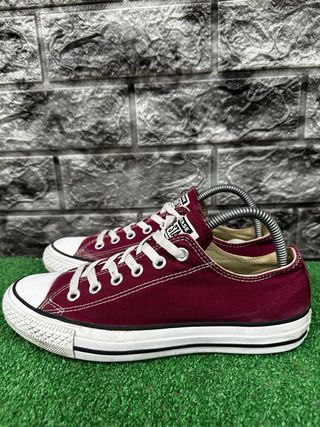 Converse All Star Rosse Bordeaux Tg 38