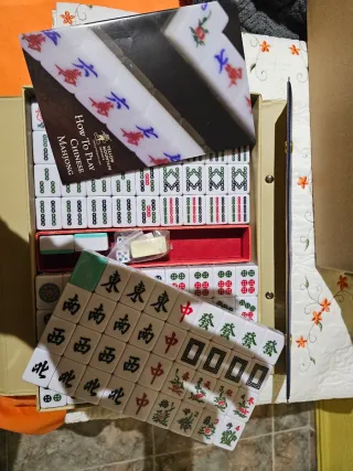 Juego Mahjong Chino 146 Fichas Maletín