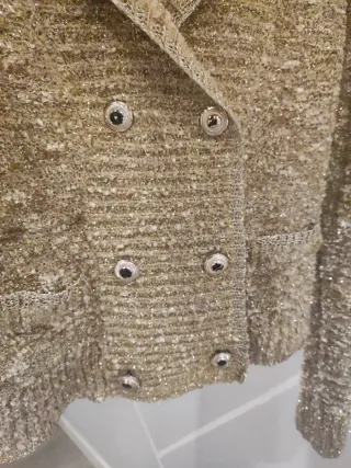 Chaqueta dorada fiesta talla M