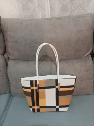 Bolso de mano estampado