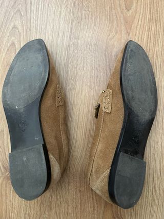 Mocasines Zara Ante Camel Talla 37