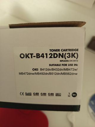 Impresora OKI B432 y tóner
