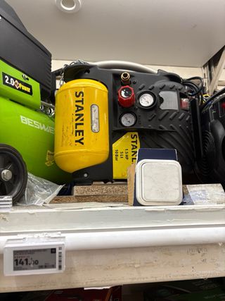 Compresor de aire Stanley 1.5 HP 5L 10 Bar