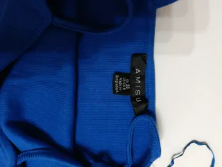 Vestido azul de tirantes