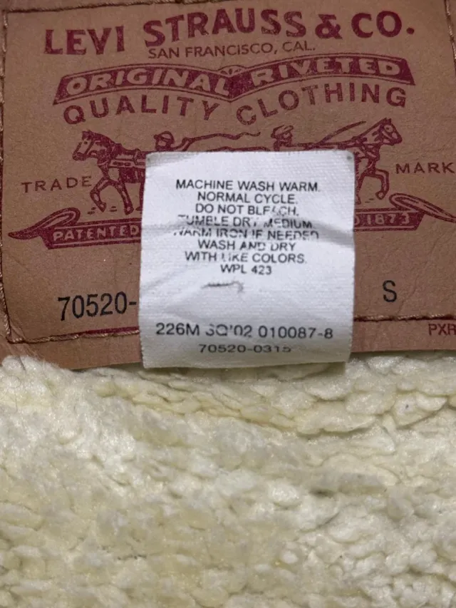 Giacca di jeans Levi's con colletto