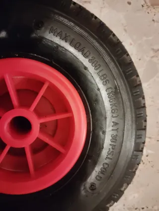 2 Ruedas Carretilla 300 LBS