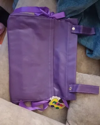 Bolsa para silla de paseo morada