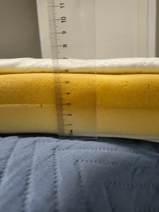 Topper, toper, cubrecolchón, colchoncillo 90x190