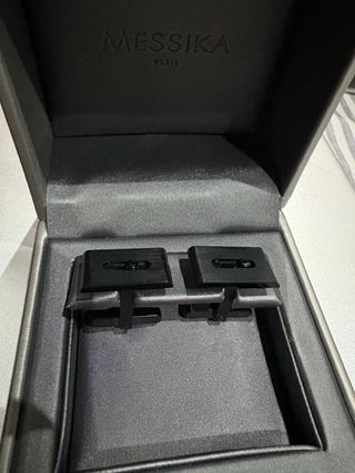 Gemelos Messika Titanio Diamantes Negros