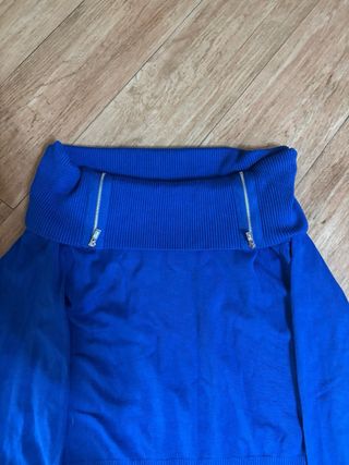 Maglione donna scollo a barca con zip