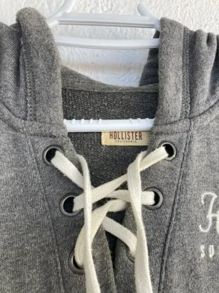Sudadera Hollister Gris