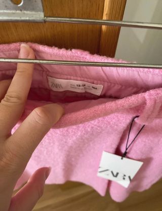 Conjunto Falda y Chaqueta Zara Niña Rosa