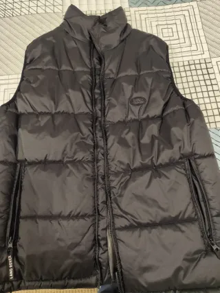 Chaleco acolchado Land Rover negro