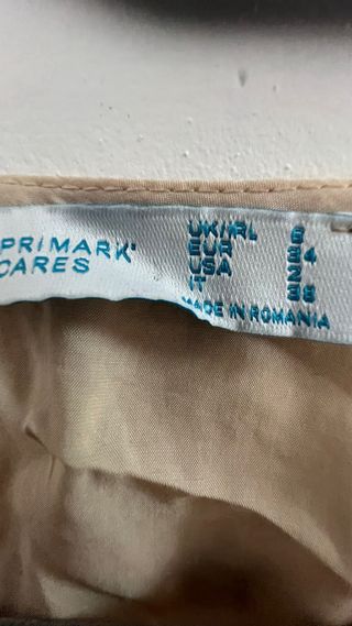 Camiseta manga larga beige S