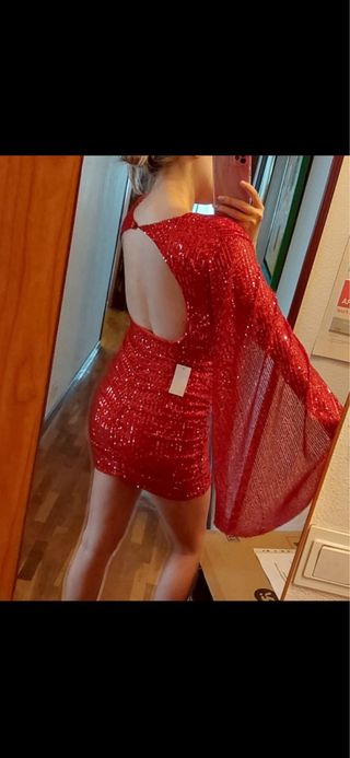 Vestido lentejuelas Nochevieja a estrenar