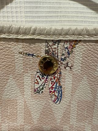 Bolso Furla Beige Mariposas Libélulas