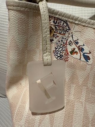 Bolso Furla Beige Mariposas Libélulas