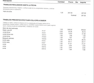 Cola Volvo Penta DPS-A 1.95 Recién revisada