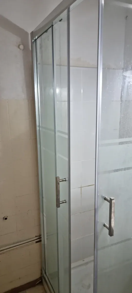 Mampara Ducha Cristal y Metal