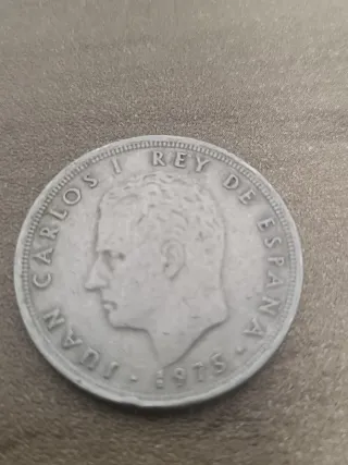 Moneda 5 Pesetas 1975  rara Estrella 80