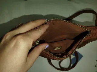 Bolso bandolera marrón