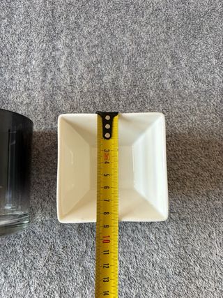 Lote vasos de vidrio + cuencos de porcelana