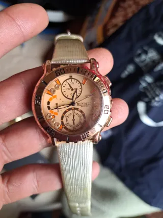 Reloj Mundell Mujer Beige/Dorado