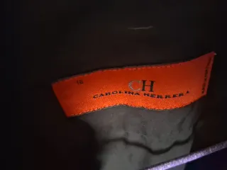 Camisa Negra Carolina Herrera Talla M