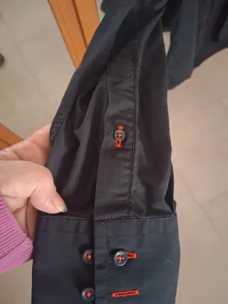 Camisa Negra Carolina Herrera Talla M