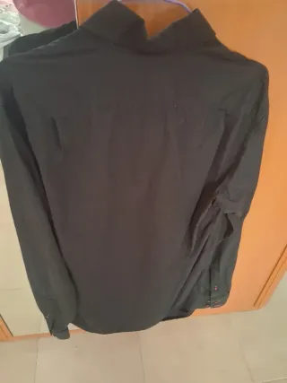 Camisa Negra Carolina Herrera Talla M