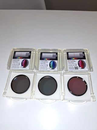 Set Filtros Baader 2" Narrowband 6.5 nm (3 uds)