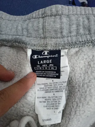 Pantalón deportivo Champion gris