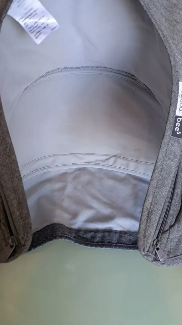 capota bugaboo bee 5 gris melange extensible