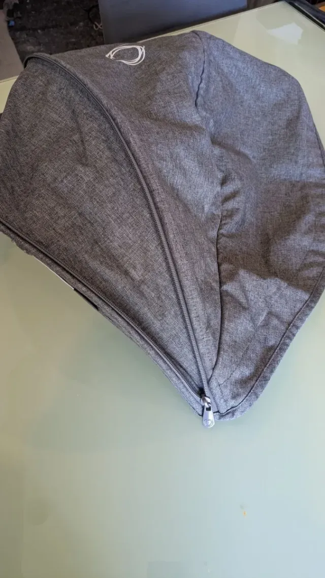 capota bugaboo bee 5 gris melange extensible