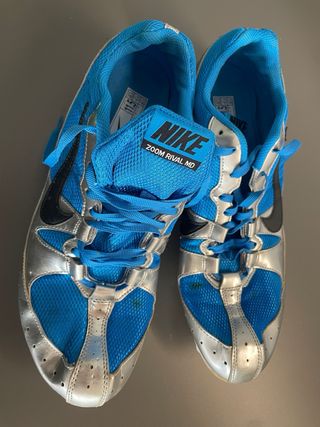 Nike Zoom Rival MD Zapatillas Azul/Plata (clavos)