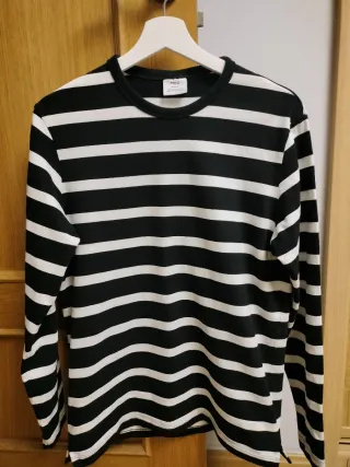 Camiseta Mango Rayas Talla S Hombre