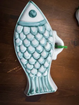 Thun coniglio pesce ciambella papera ceramica bia