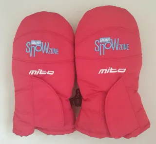 Guantes Nieve Niño/a Mito SnowZone Rojos