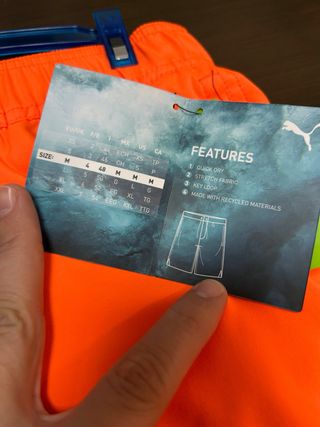 Bañador Puma Hombre Talla M Naranja