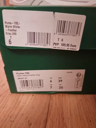 Zapatillas Puma 180 Warm White-Feather Gray