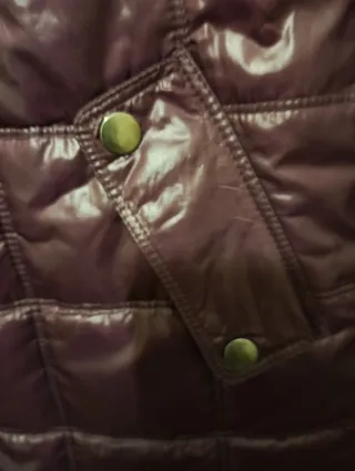 Plumífero Mango Morado Talla XL