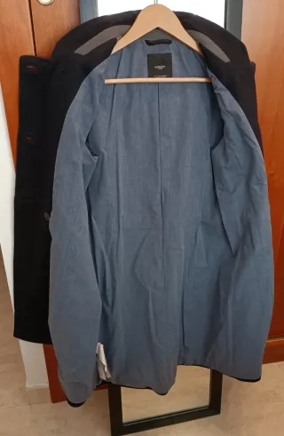 Abrigo Mango Azul Marino