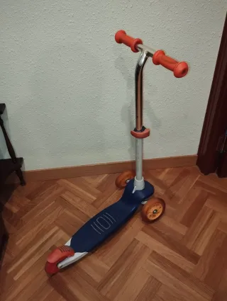 Patinete 3 ruedas infantil con luces